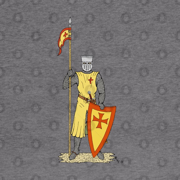 Medieval Knight Early 13th Century by AzureLionProductions